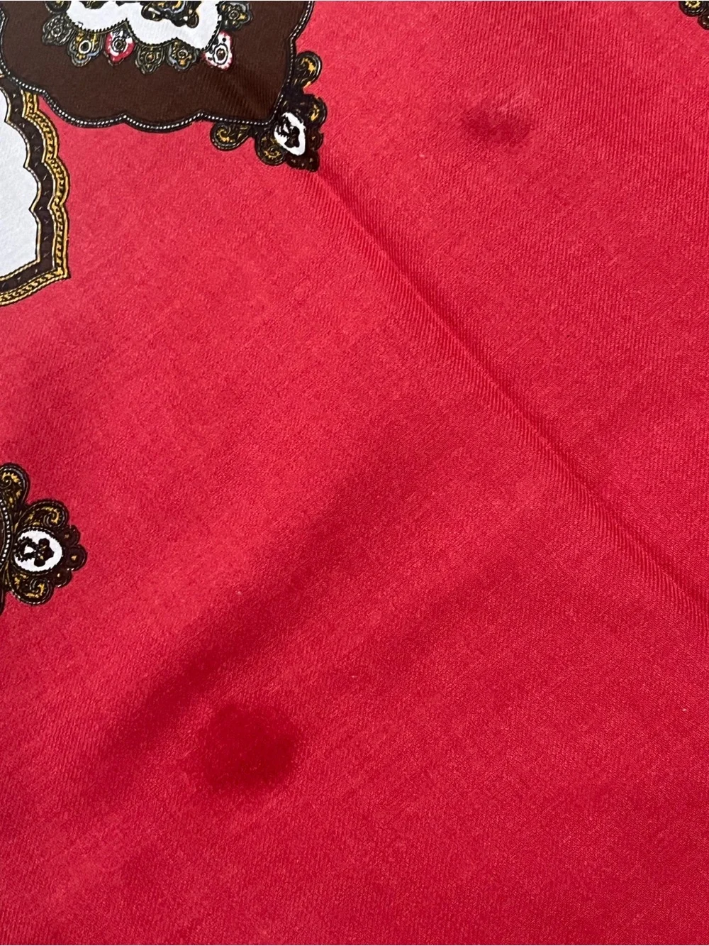 WILLIAMS SONOMA Ornate Border Paisley Pattern Table Cloth 84